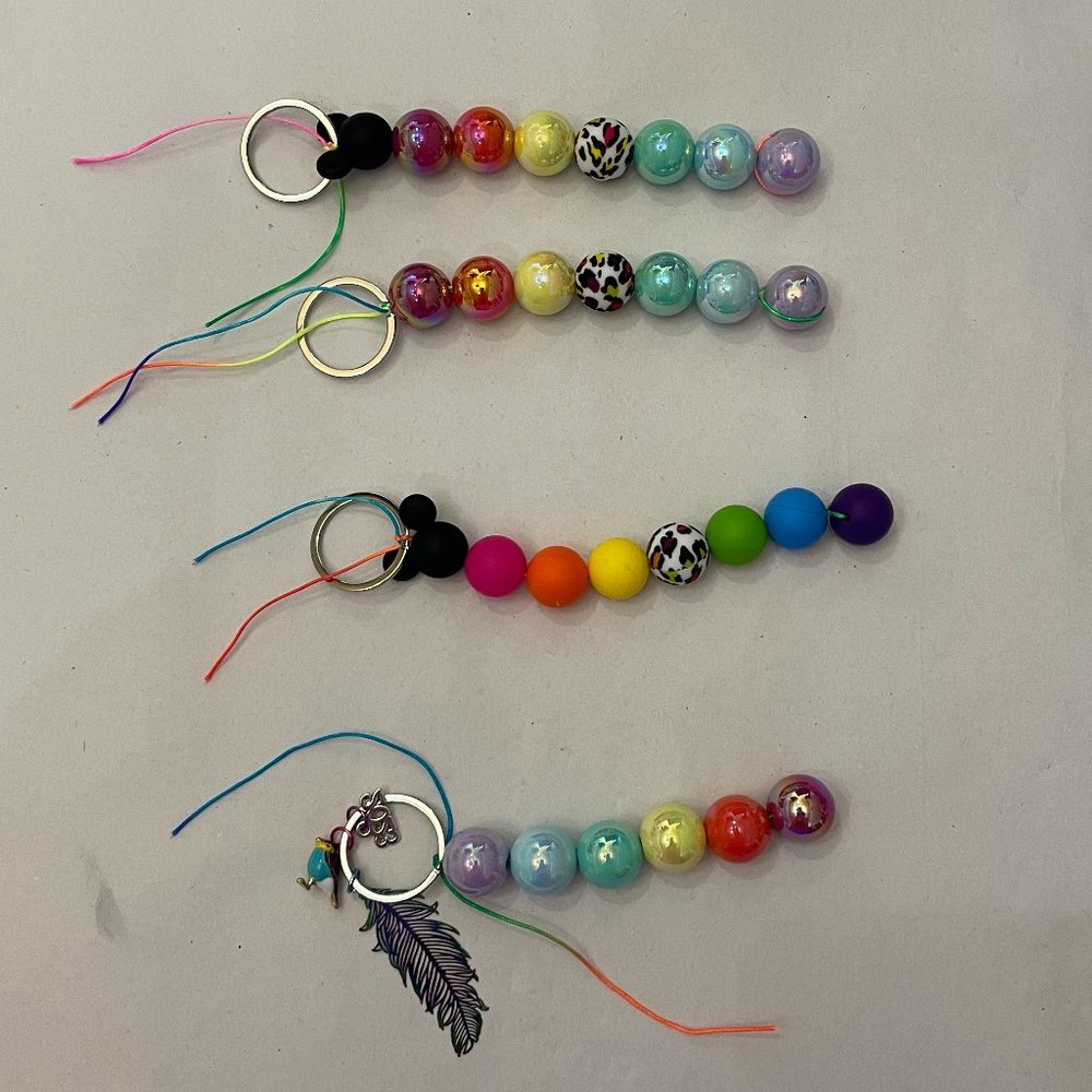 Lisa Frank Inspired Keychains! - Picture 1 of 1